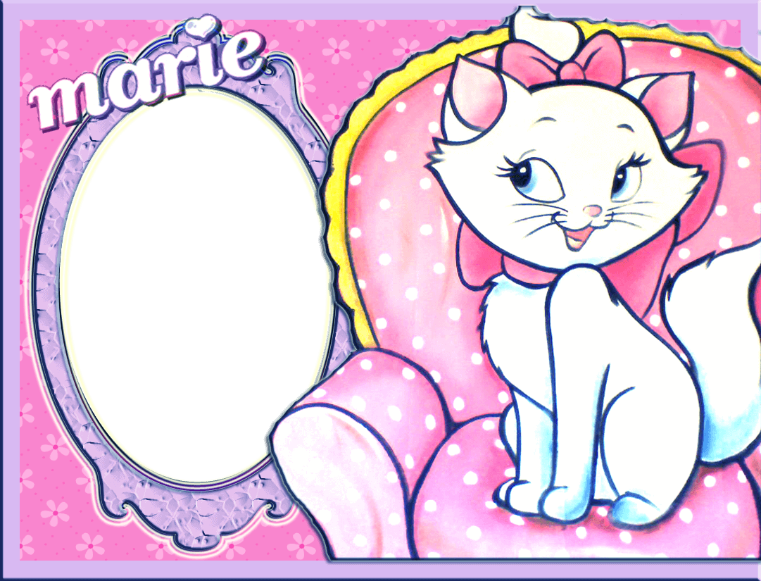 marie gatinha disney foto frame