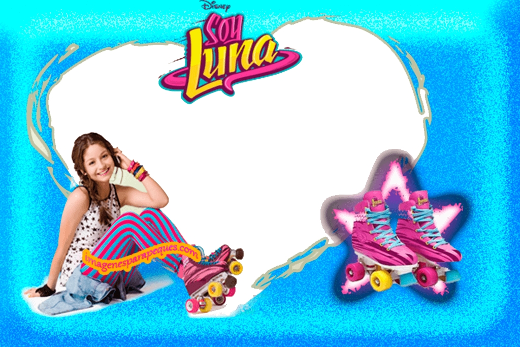 Marco de foto soy luna